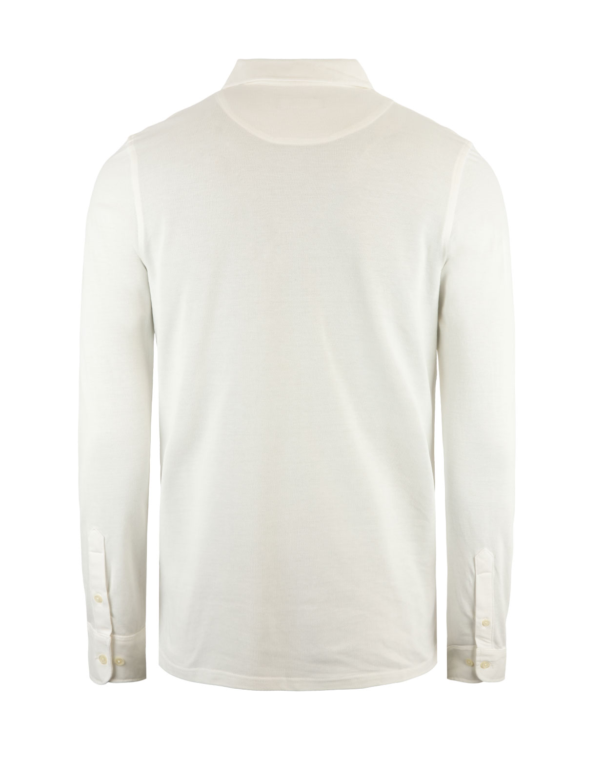 Popover Shirt Cotton Piquet Panna