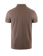 Polo Piké Bomull Brown