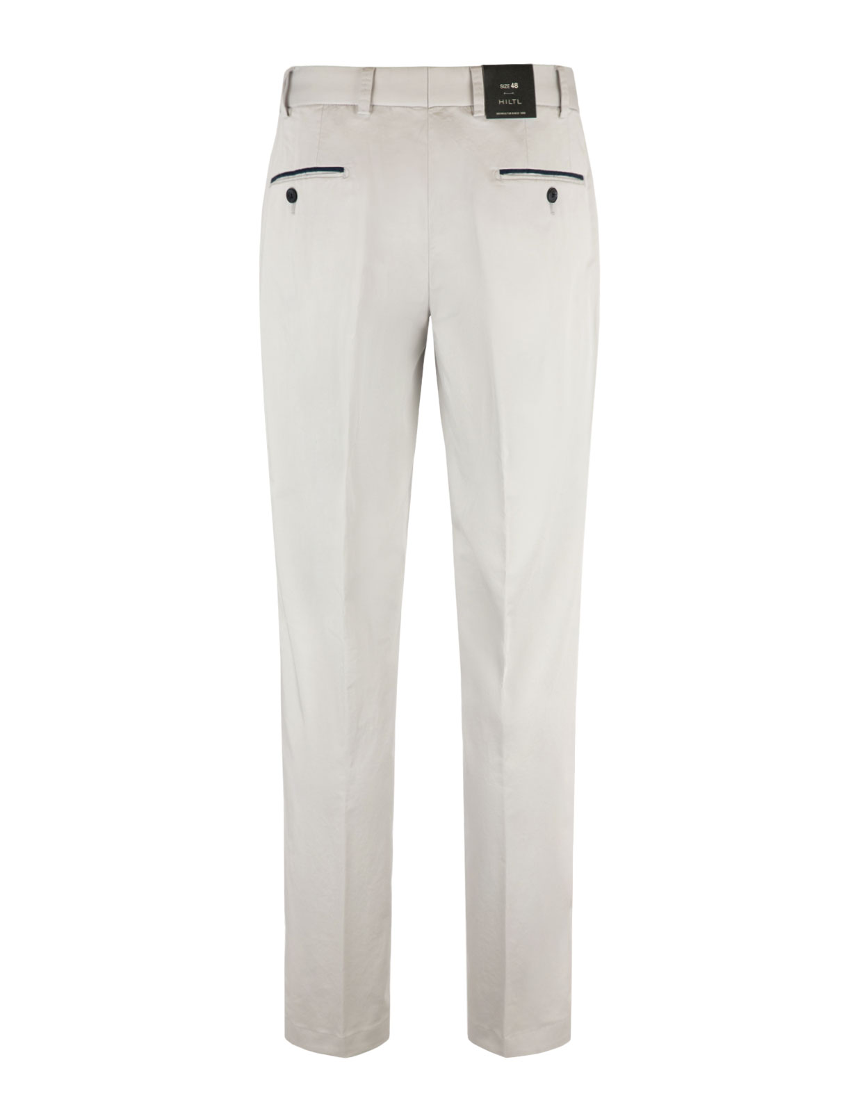 Peakers Chino Regular Supima Satin Ljusgrå Stl 104