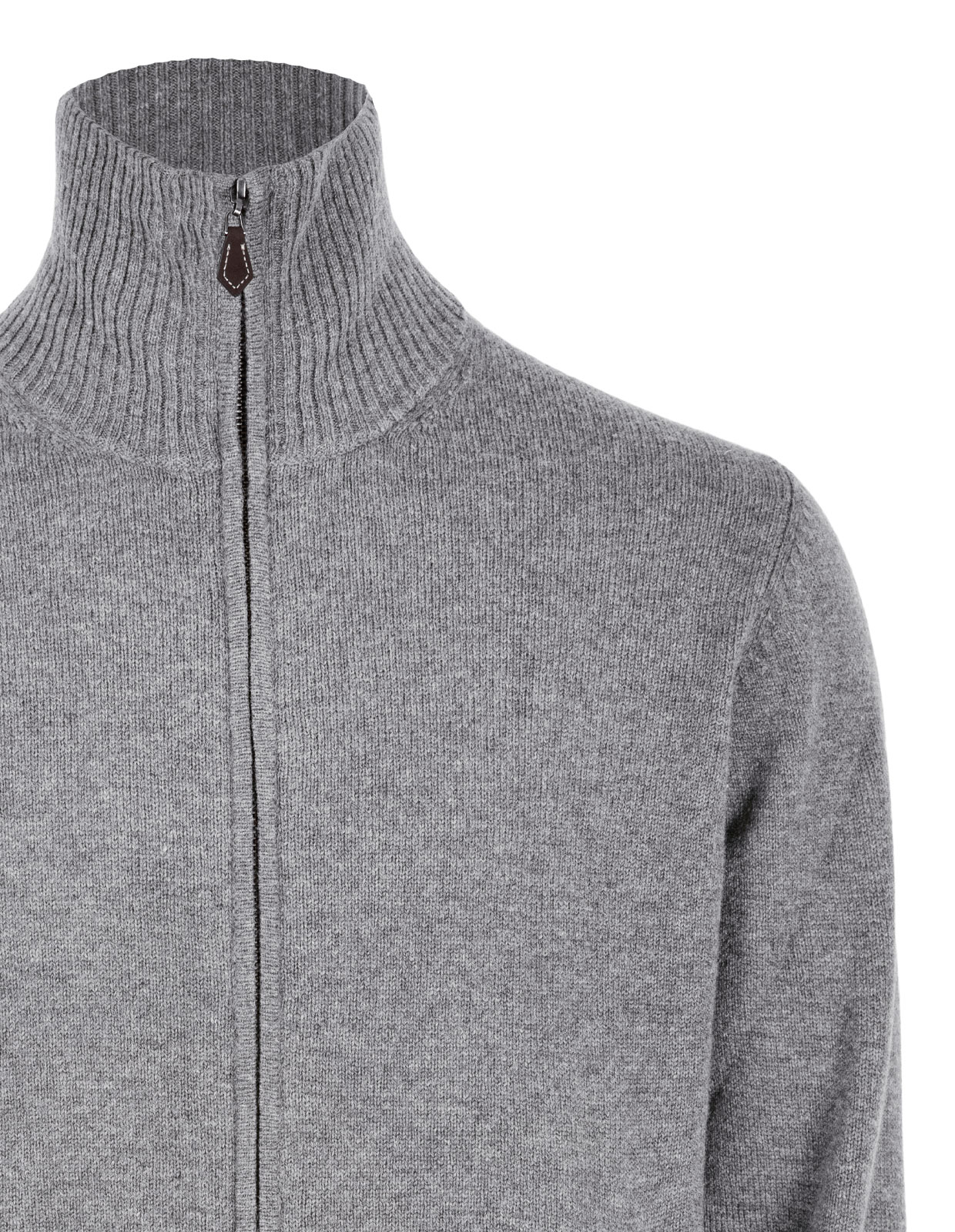 Ballater Full Zip Cardigan Grå Stl 50