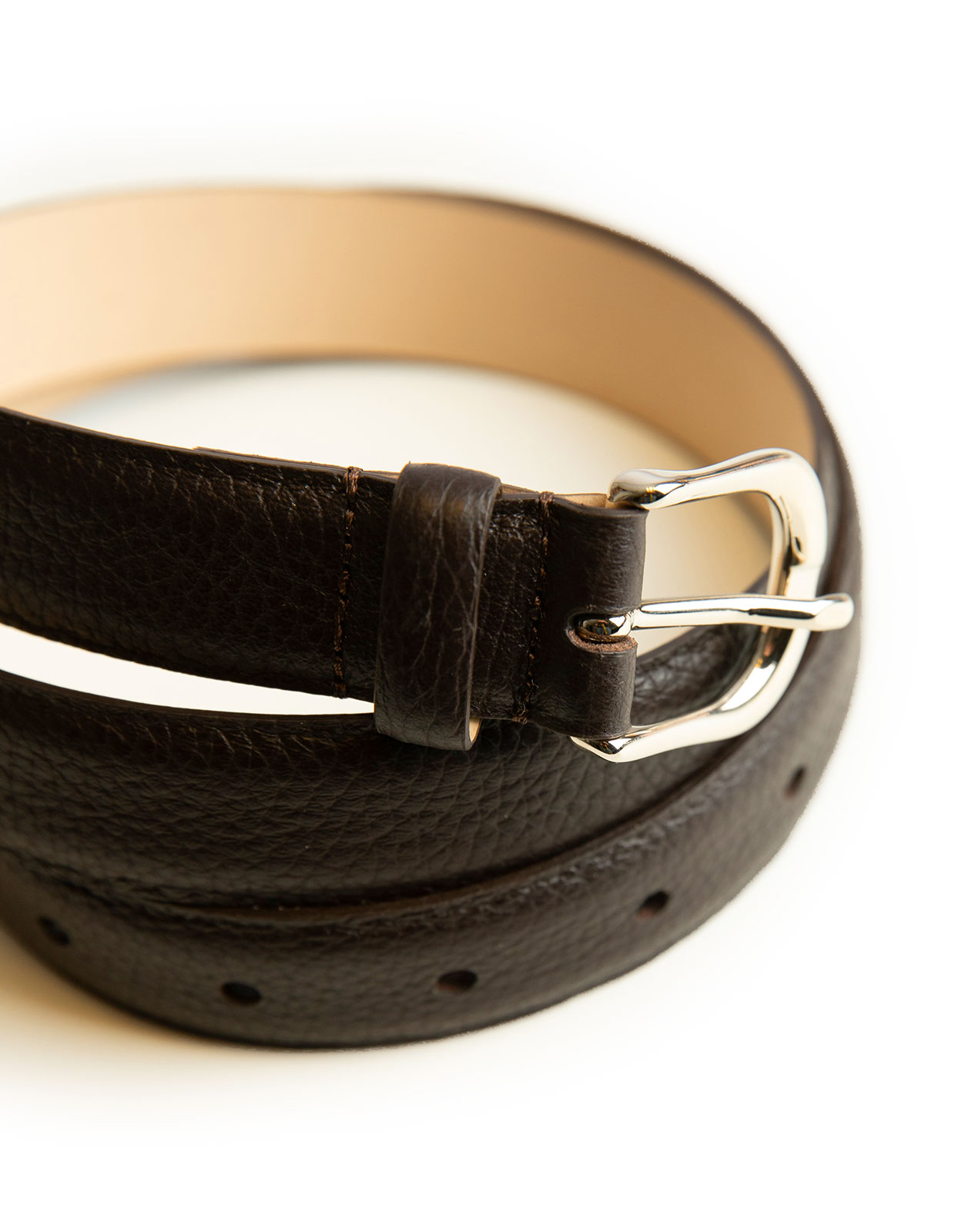 Milo Skärp Läder Brun