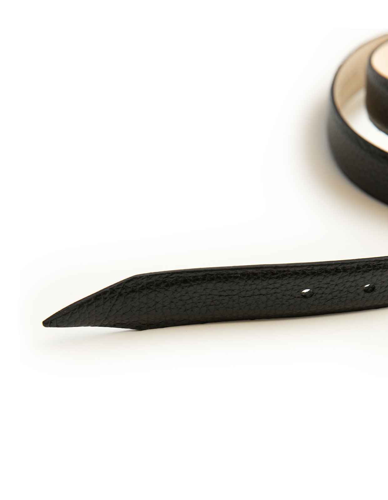 Milo Skärp Läder Svart 85