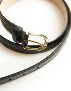 Milo Skärp Läder Svart 85