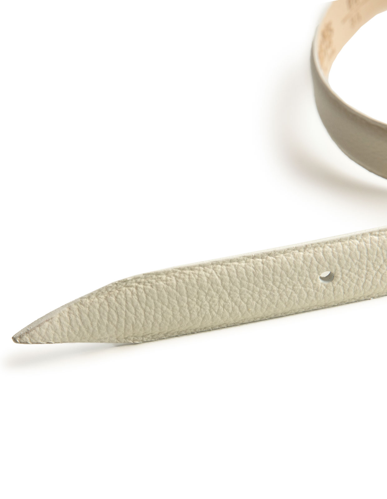 Milo Skärp Läder Vit