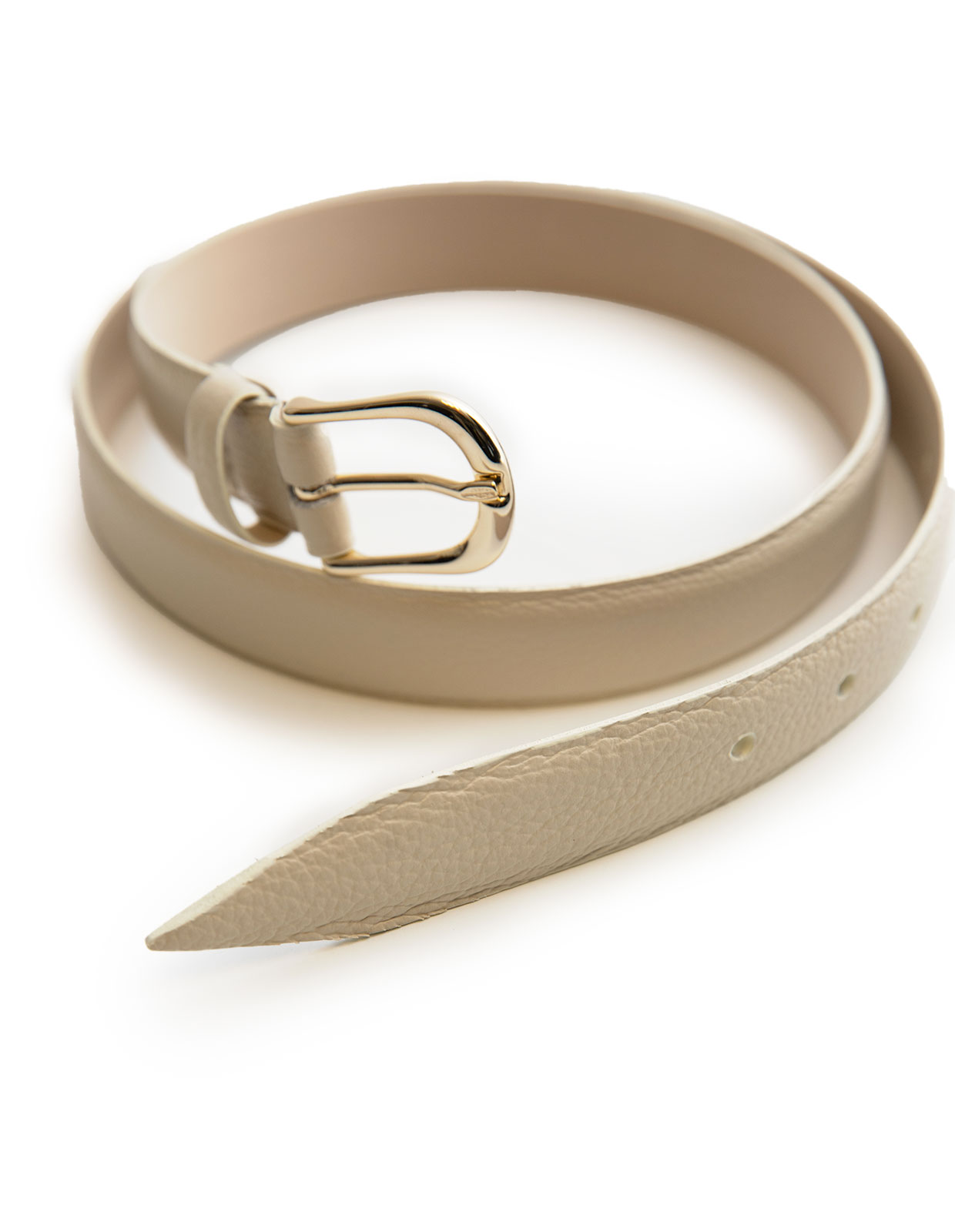 Milo Skärp Läder Beige