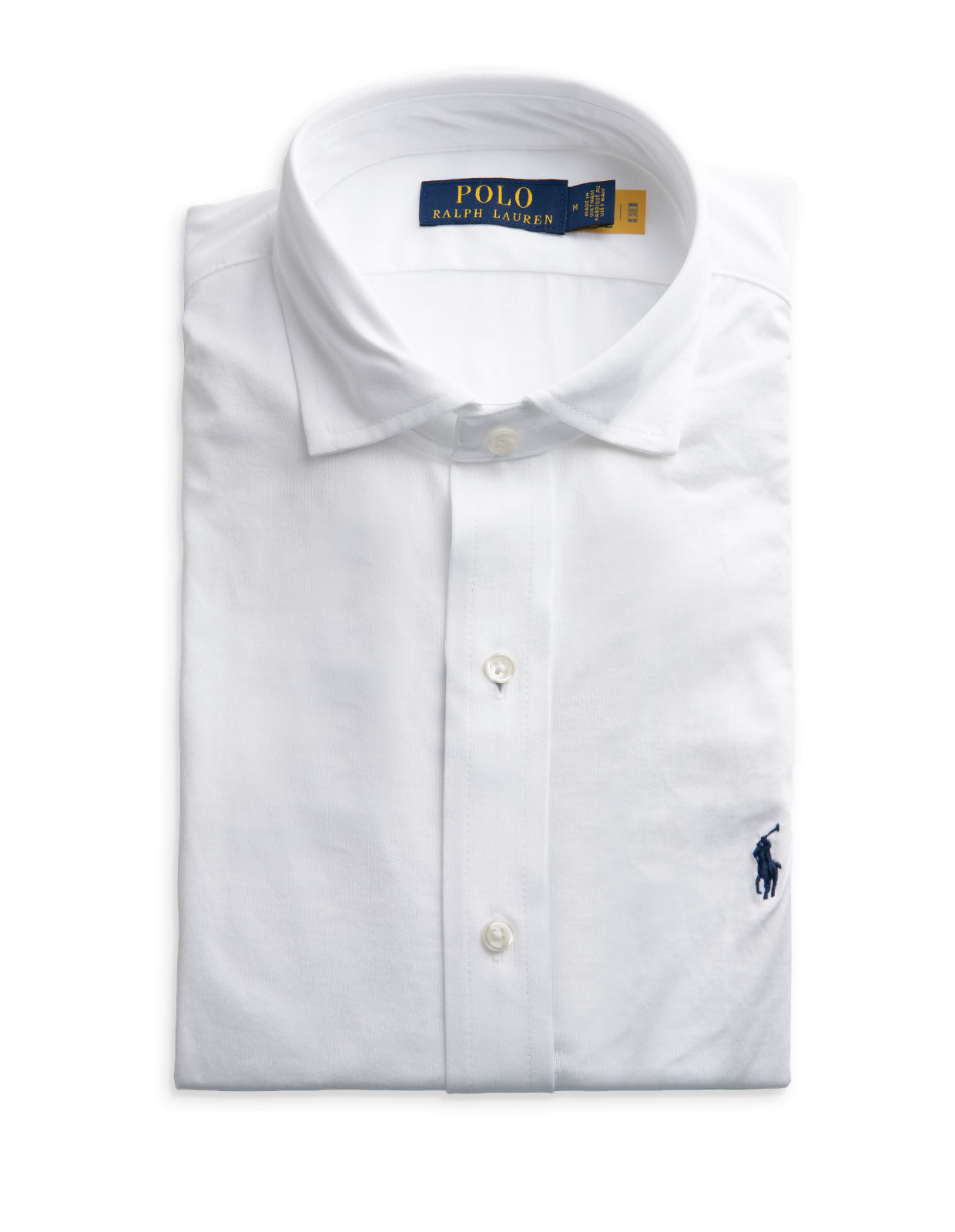 Jersey Oxford Sport Shirt White