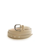 Milo Skärp Läder Beige