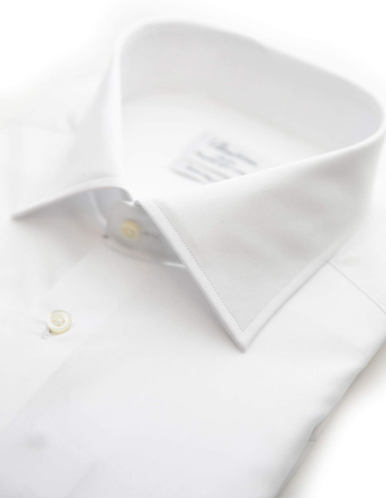 Slimline XLÄ Skjorta Dubbelmanschett Vit