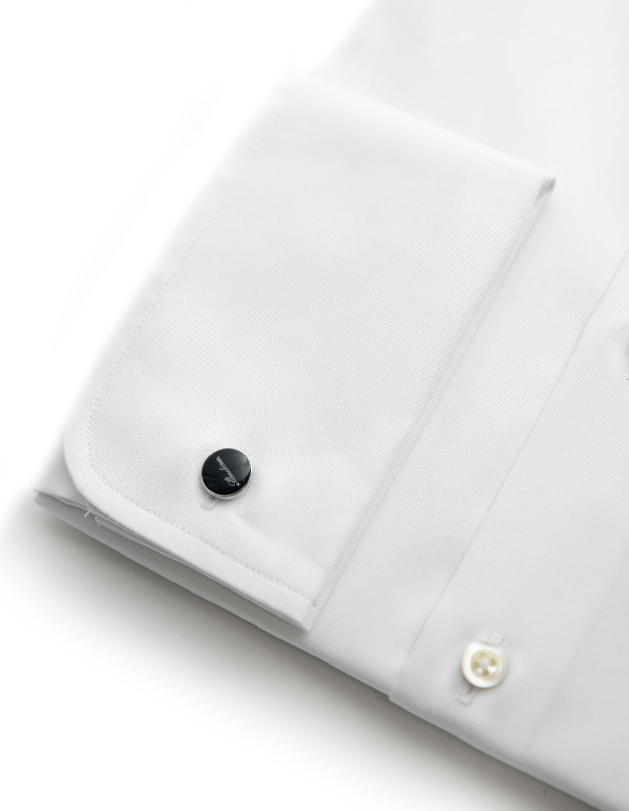 Slimline XLÄ Skjorta Dubbelmanschett Vit