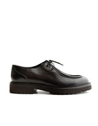 Lace-up Leather Shoe Dark Brown