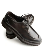 Lace-up Leather Shoe Dark Brown