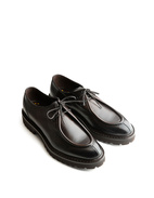 Lace-up Leather Shoe Dark Brown