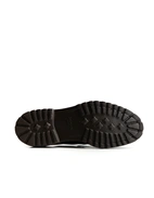 Lace-up Leather Shoe Dark Brown
