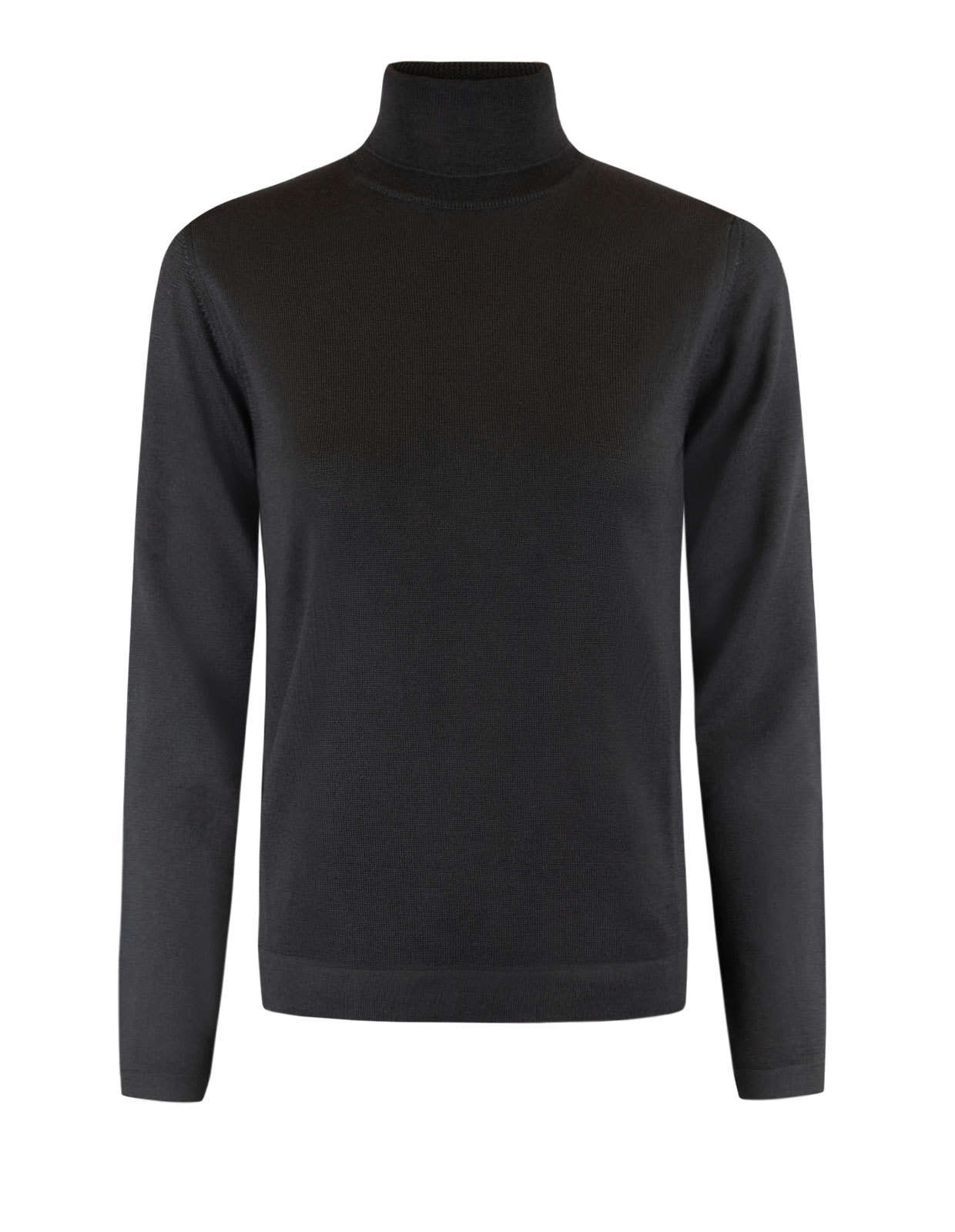 Polotröja Merinoull Svart XS