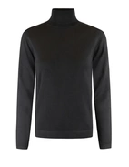 Polotröja Merinoull Svart XS
