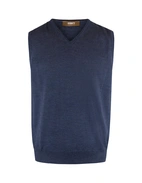 Slipover Merino Mörkblå S