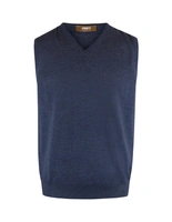 Slipover Merino Mörkblå