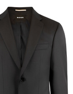 H-Jeckson Suit Jacket Regular Fit Mix & Match Black Stl 154