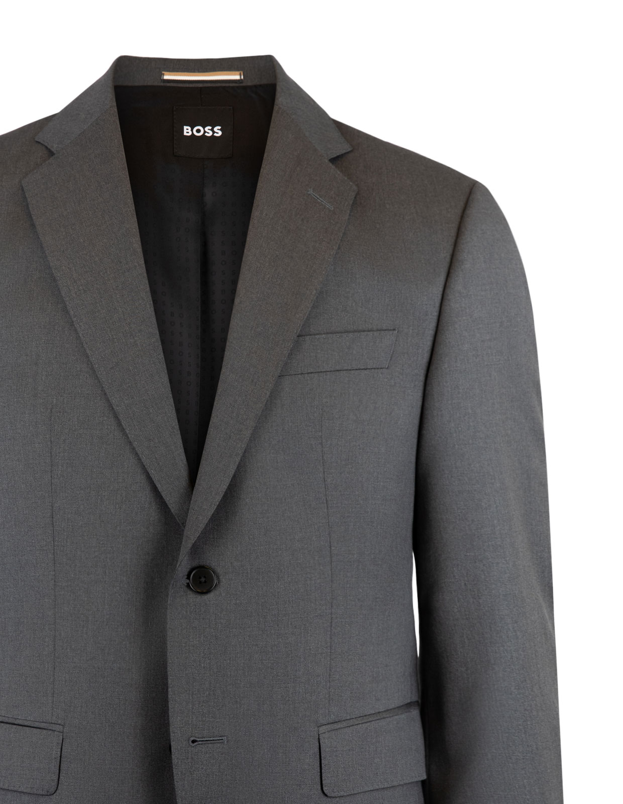 H-Jeckson Suit Jacket Regular Fit Mix & Match Grey Stl 50