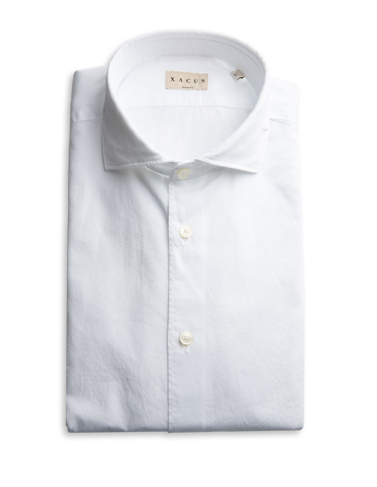 Cotton Twill Shirt Tinto Capo White