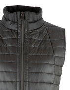 Quilted Down Vest Black Stl 44