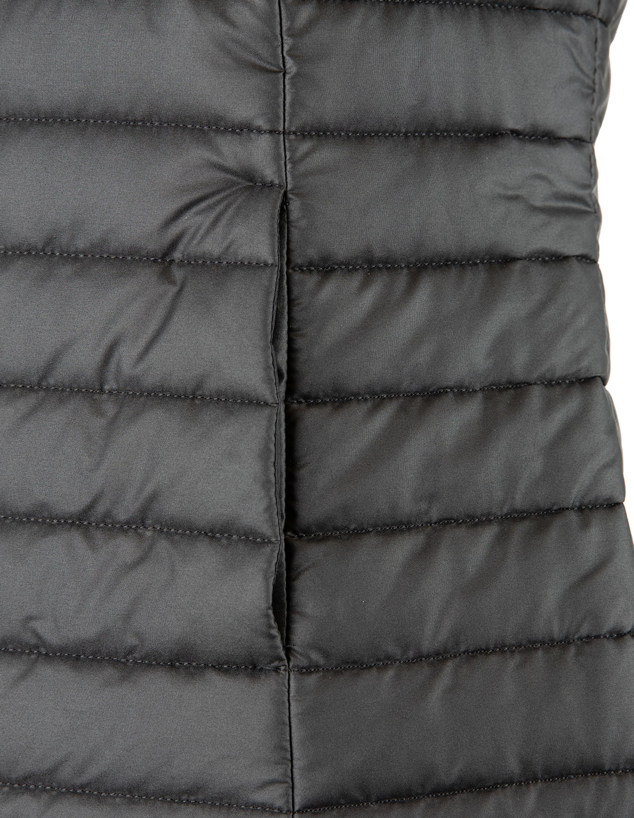 Quilted Down Vest Black Stl 46