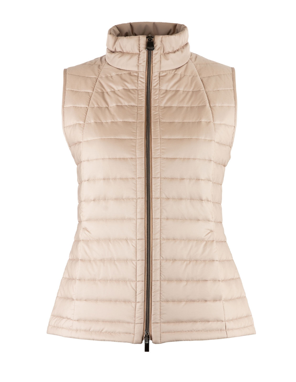 Quilted Down Vest Camel