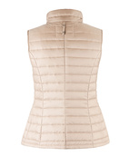 Quilted Down Vest Camel