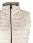 Quilted Down Vest Sand