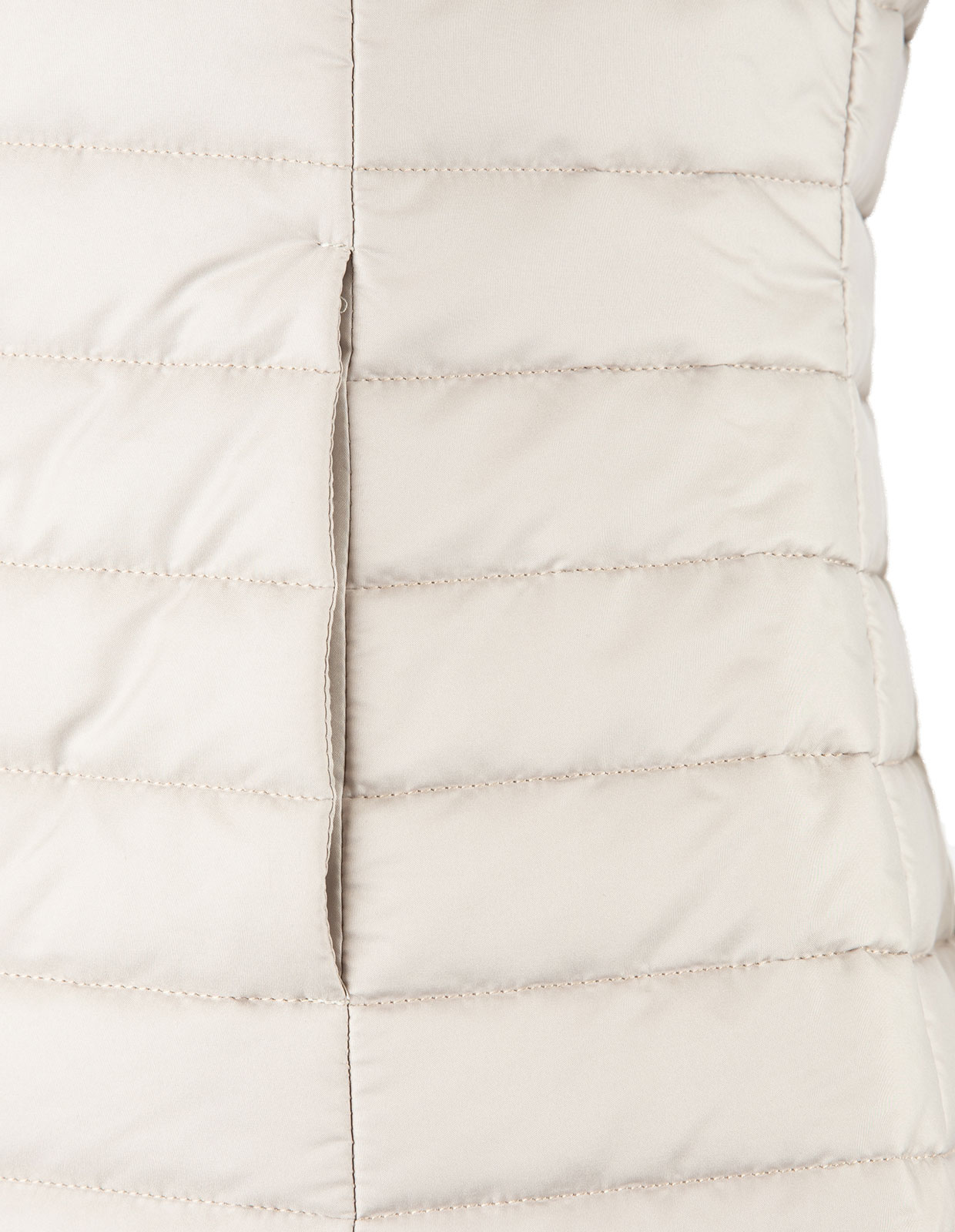 Quilted Down Vest Sand