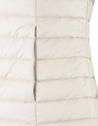Quilted Down Vest Sand