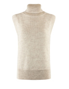 Fiji Turtle Necked Slipover Ljusbeige XS
