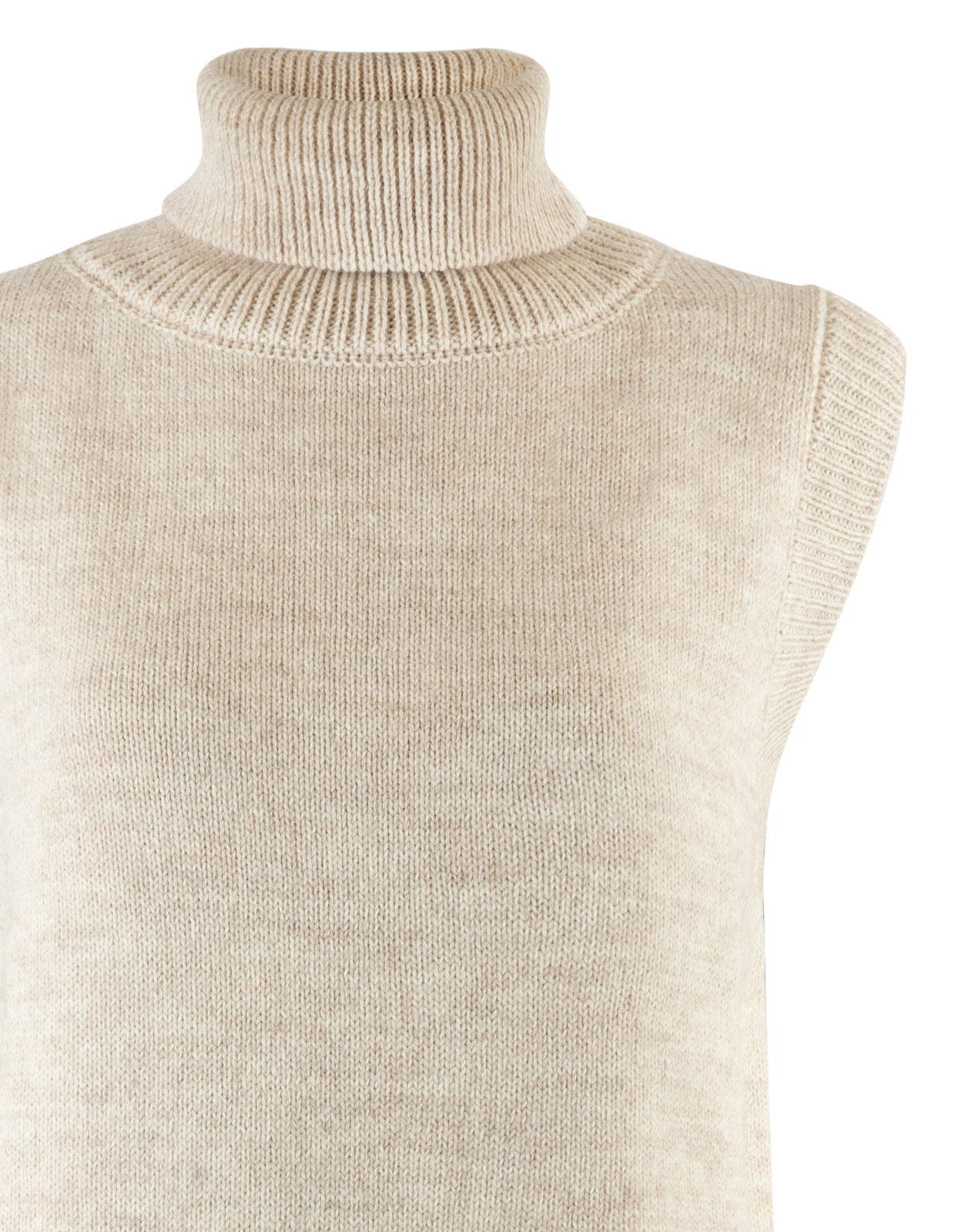 Fiji Turtle Necked Slipover Ljusbeige XS