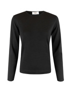 Round Neck Sweater Black