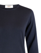 Round Neck Sweater Navy Stl XXL