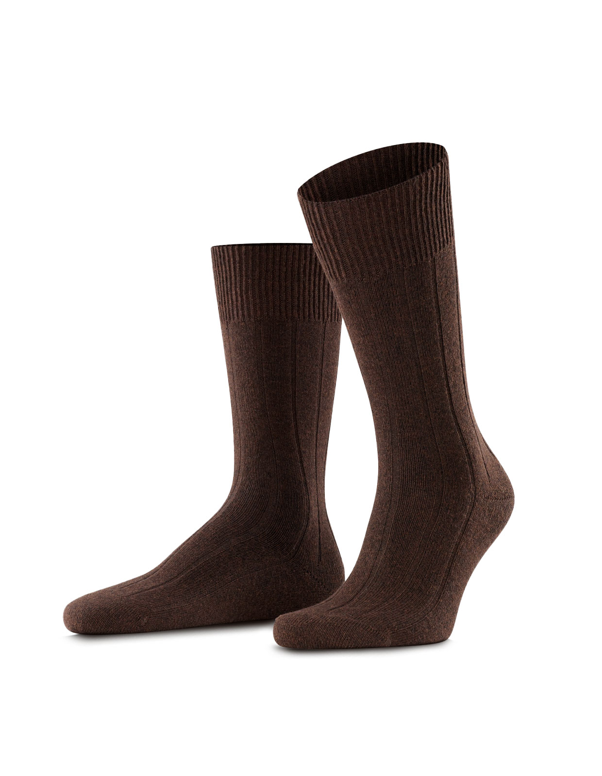 Lhasa Rib Sock Brown