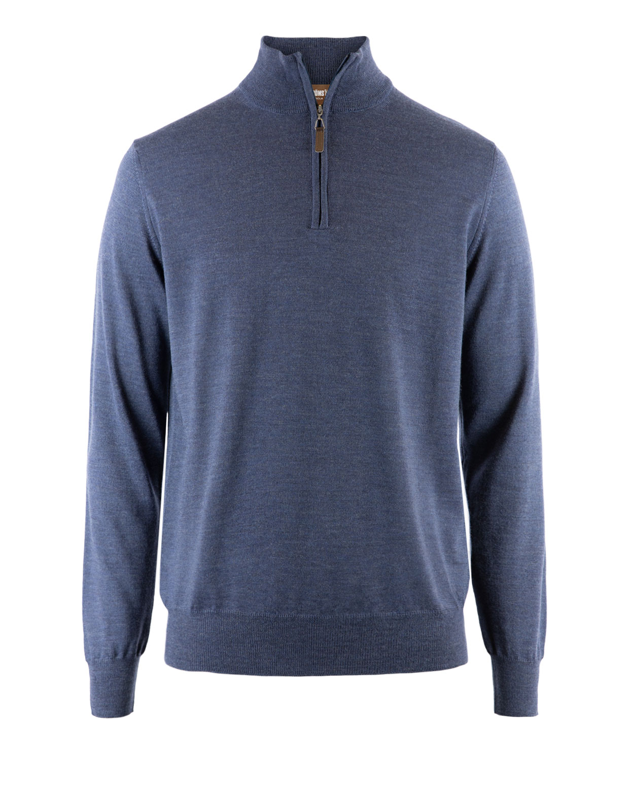 Half Zip Tröja Merinoull Mörkblå