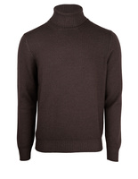 Polotröja Vintage Merino Brun