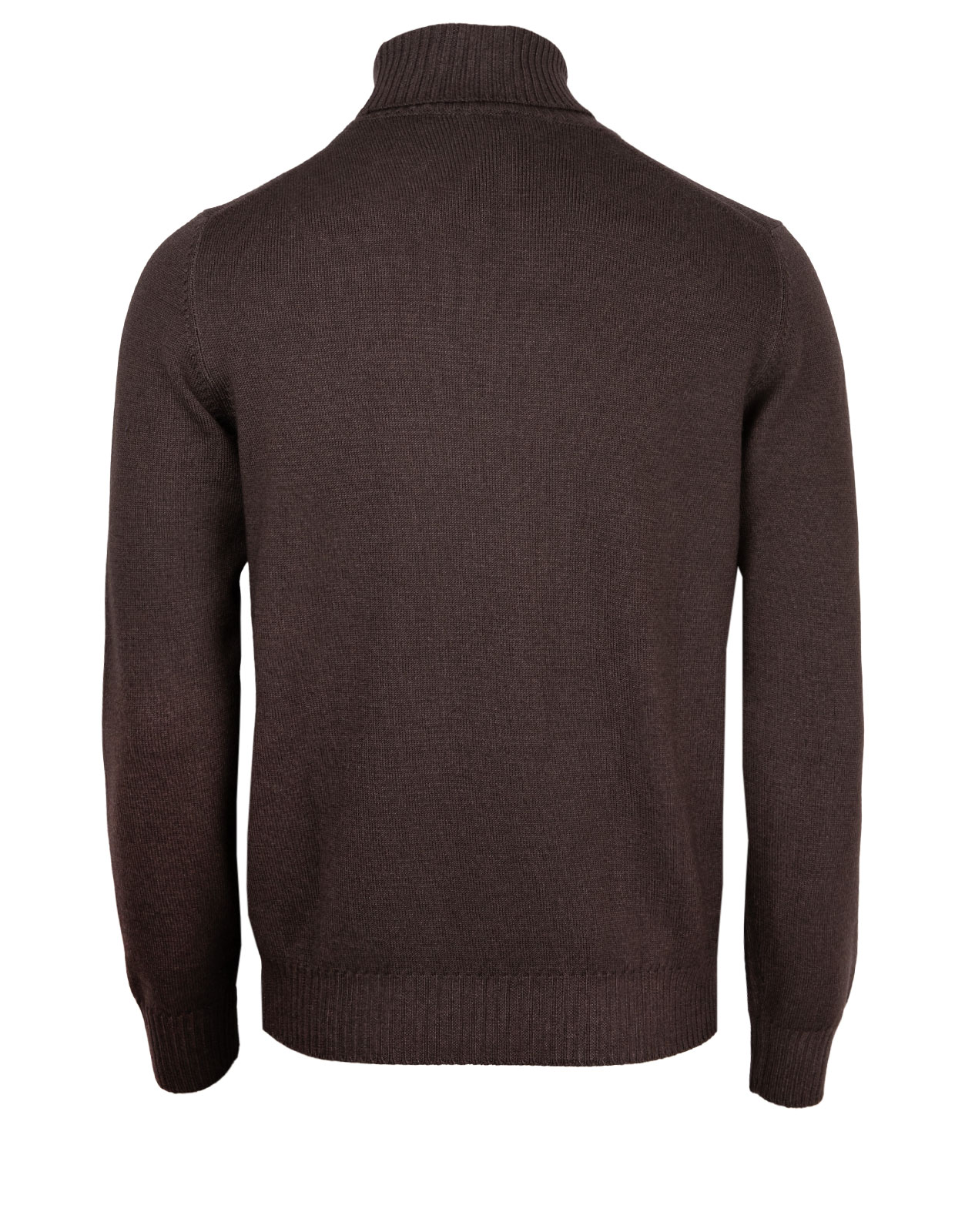 Polotröja Vintage Merino Brun