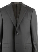 Leader Kostym Ull 120's Svart 46