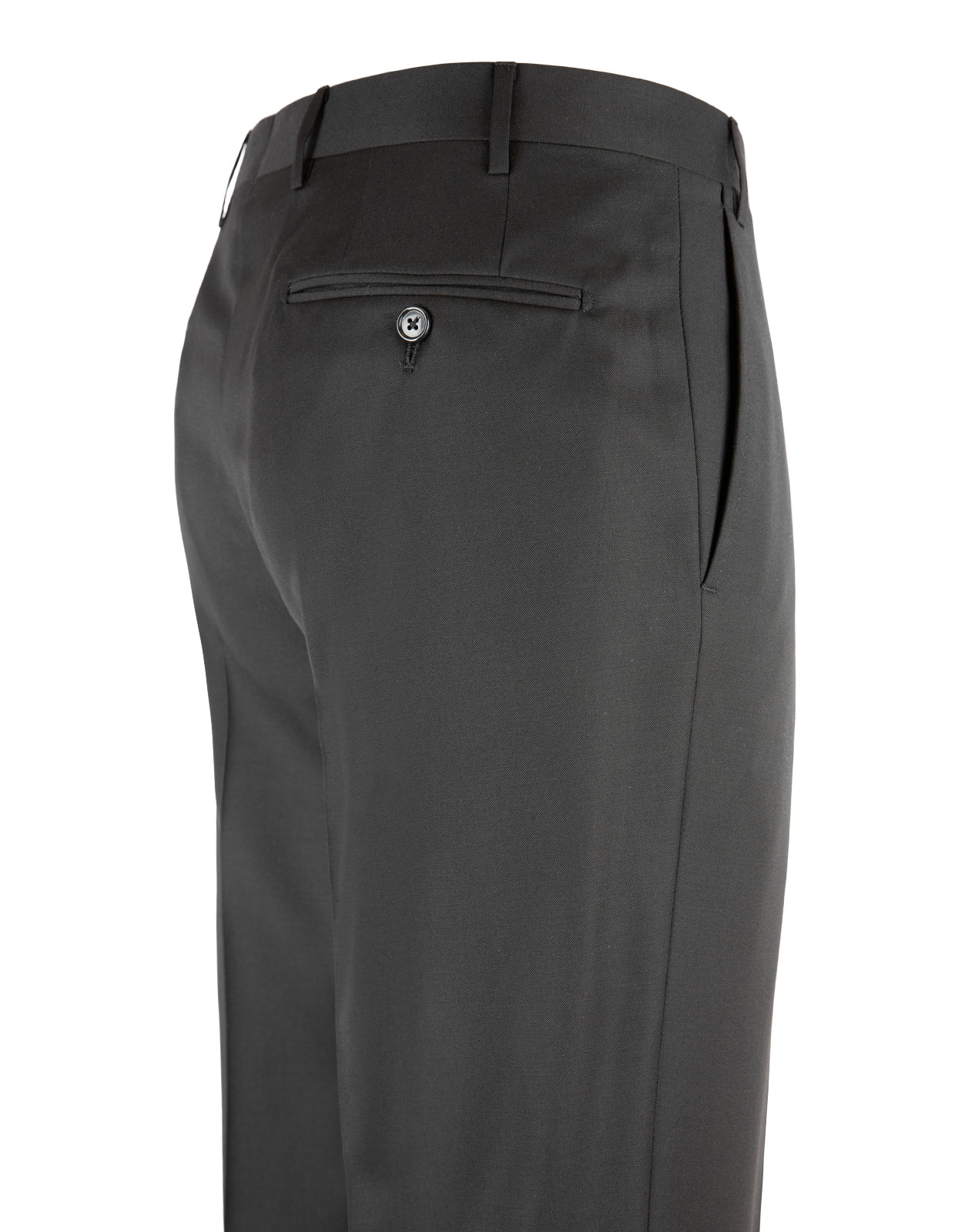 Leader Kostym Ull 120's Svart 46