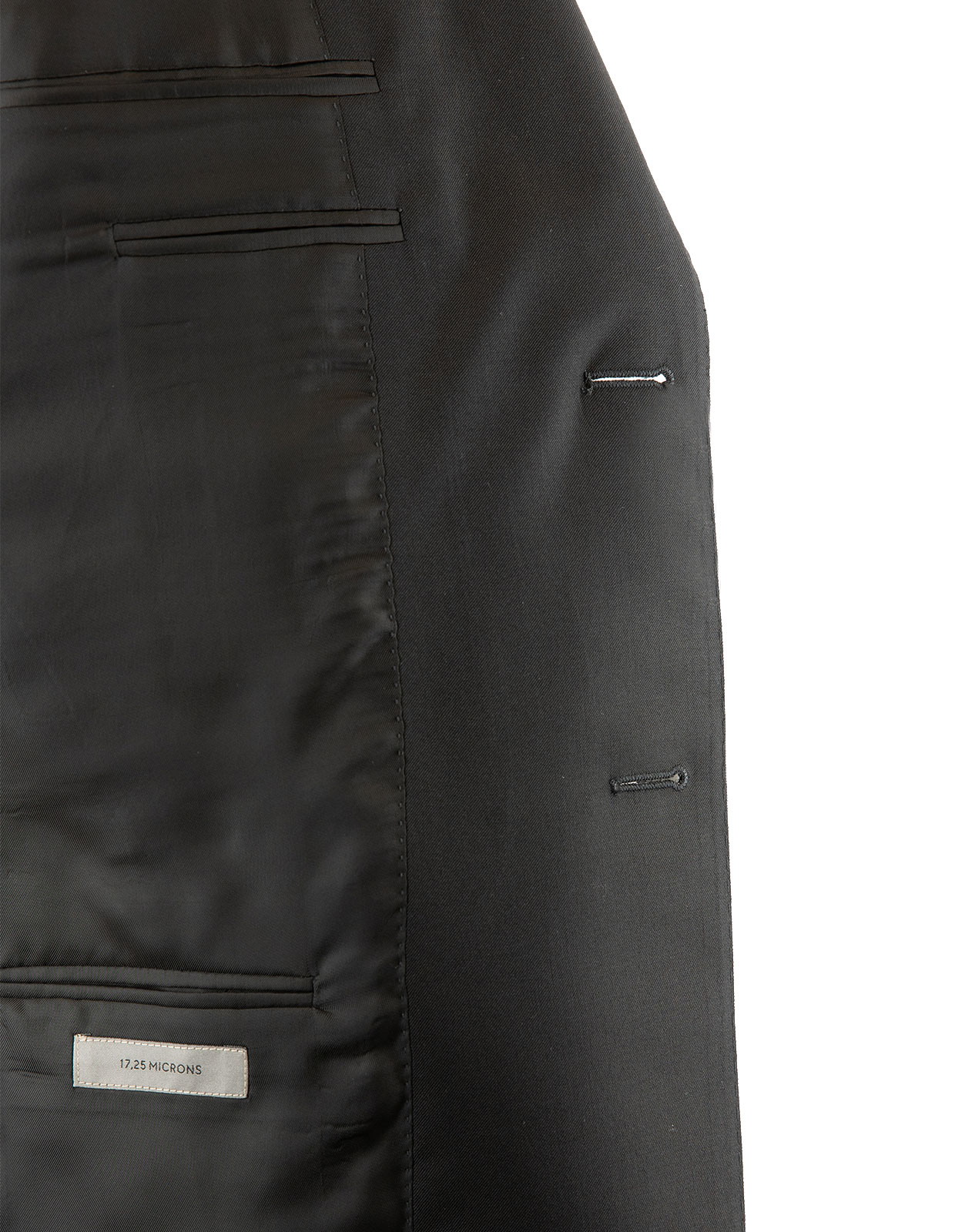 Leader Kostym Ull 120's Svart 46