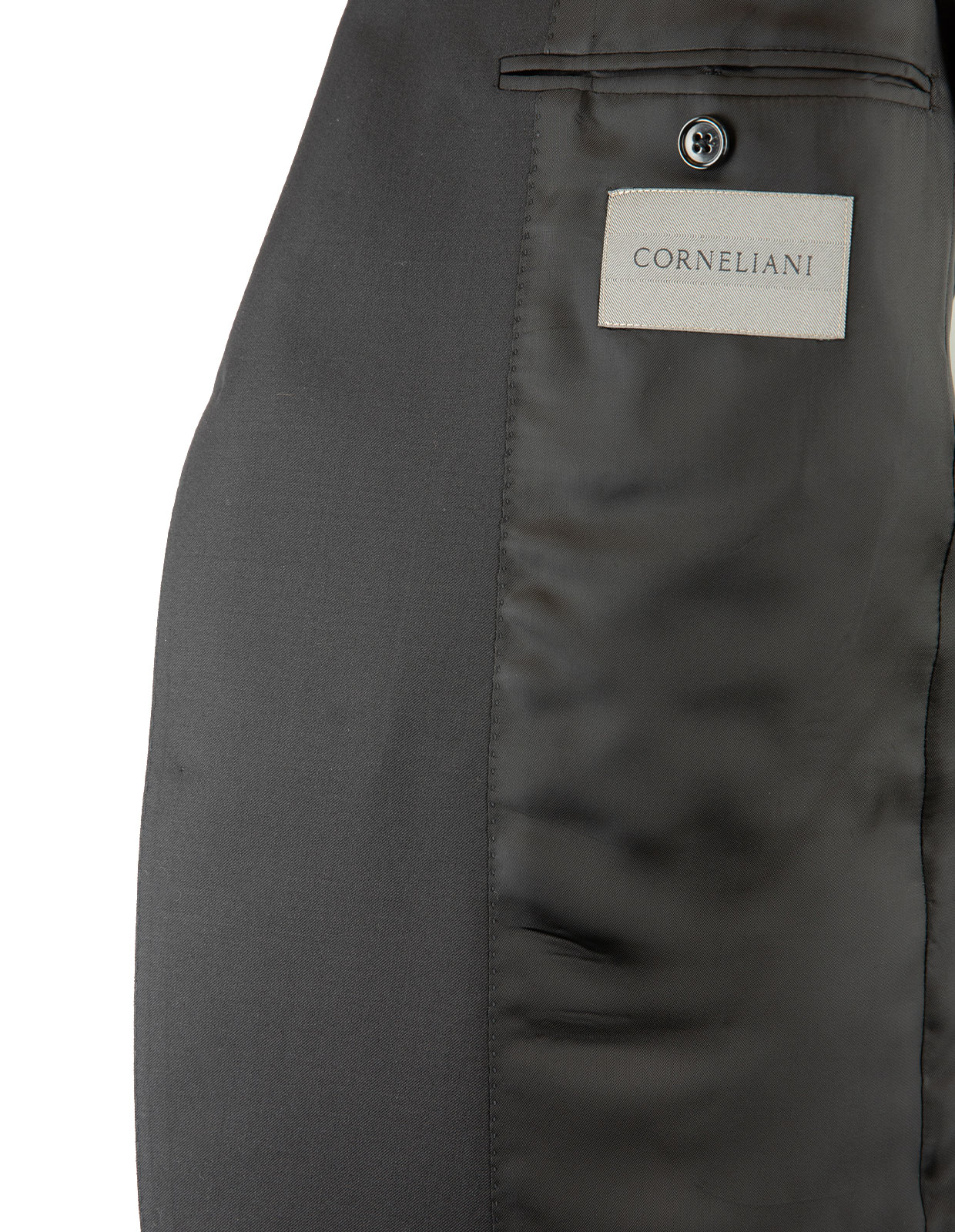 Leader Kostym Ull 120's Svart 46