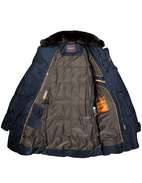 Morris-L Down Jacket Blu Stl 56