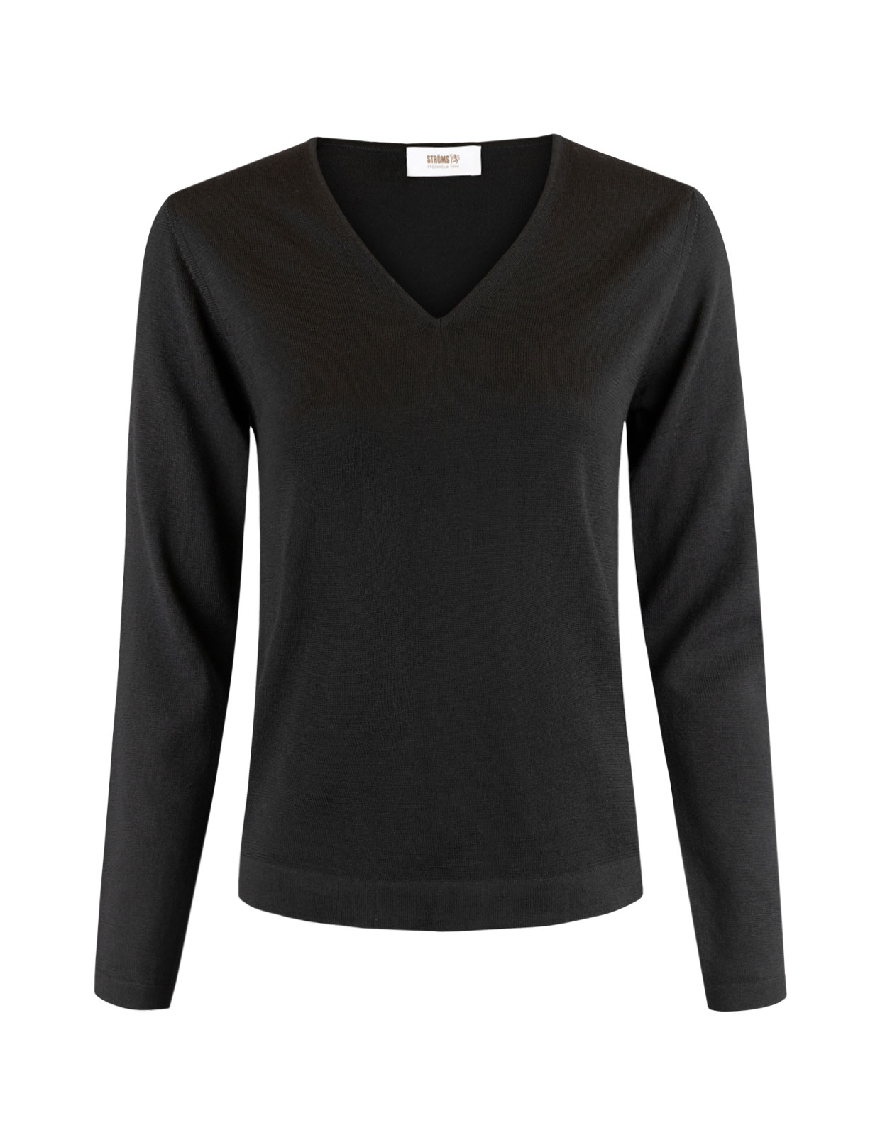 V-neck Sweater Black Stl L
