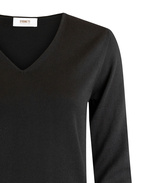 V-neck Sweater Black Stl XXL