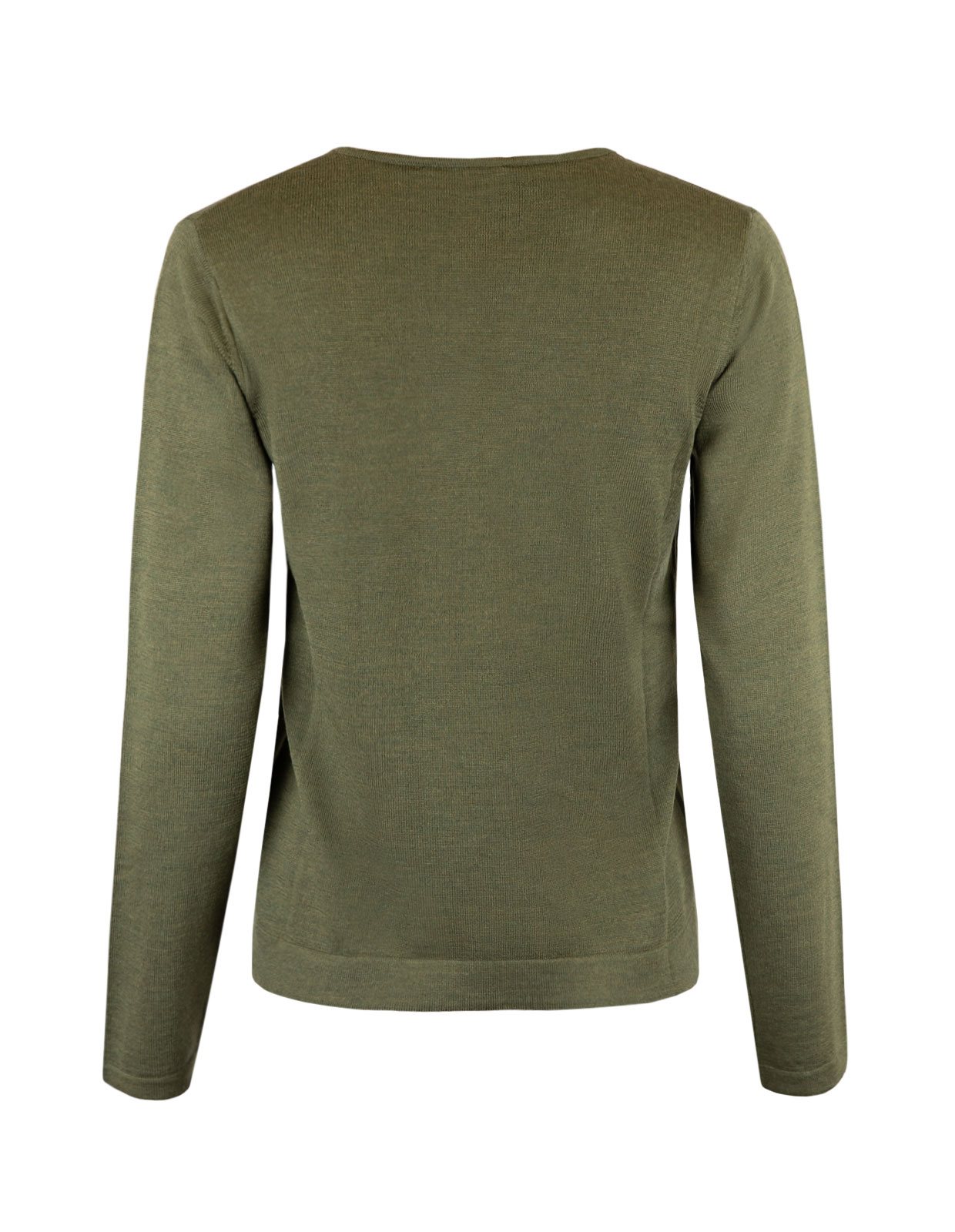 V-neck Sweater Olive Green Stl XS