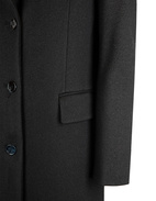 Tailored Twill Coat Black