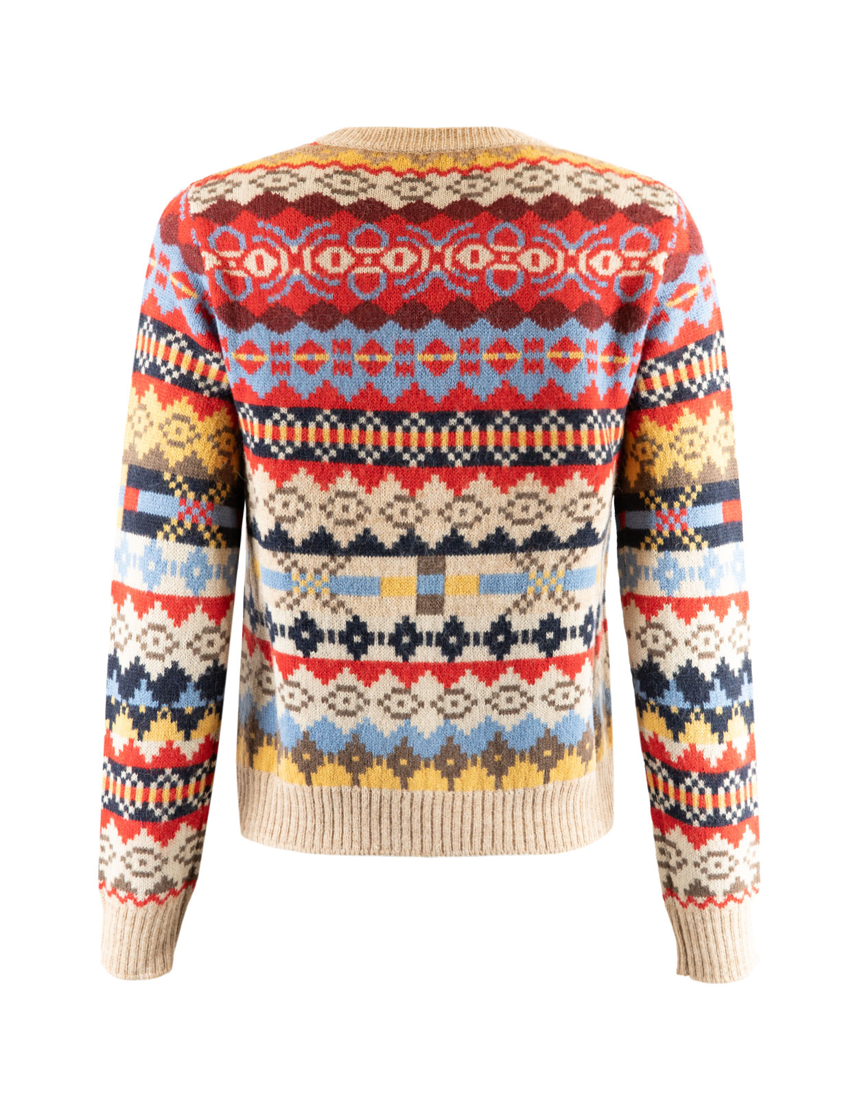 Rotondo Jaquard Sweater Cornflower