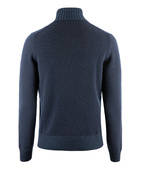 Pure Cashmere Roll Neck Navy Stl 56